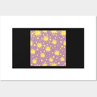 Sundazzle on Light Plum Repeat 5748 Posters and Art